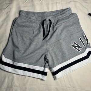 Nike Gray and Black Men's Shorts